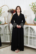 Crystal Abaya - Luxury Embellished Islamic Dress - Eid Wedding Party Wear