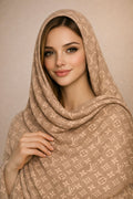 Luxury Designer Style Hijab Scarf – Premium Silk Square Headscarf for Women