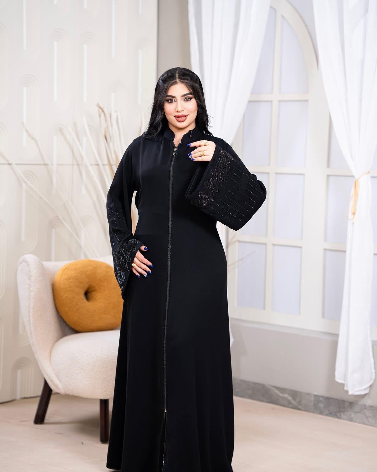 Crystal Abaya - Luxury Embellished Islamic Dress